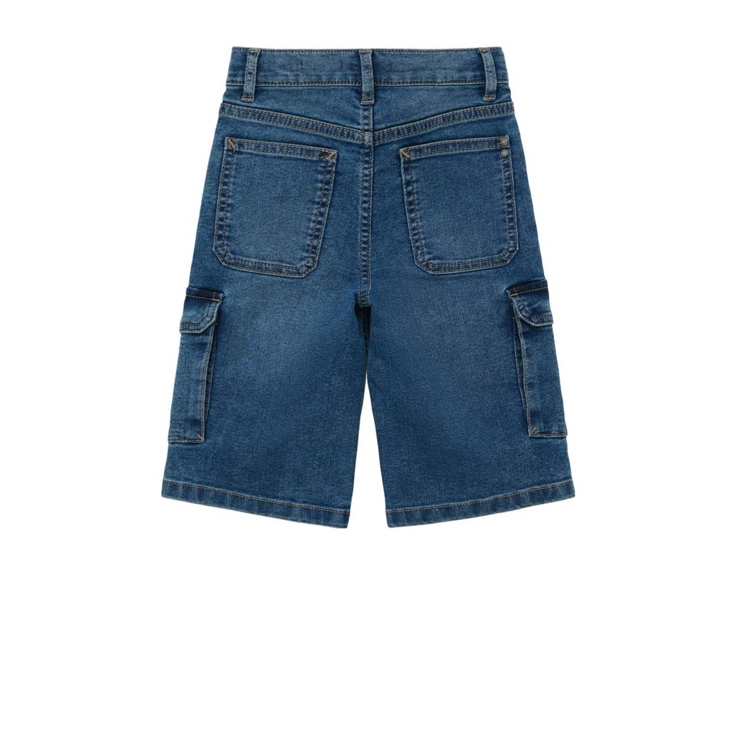 s.Oliver denim short blauw