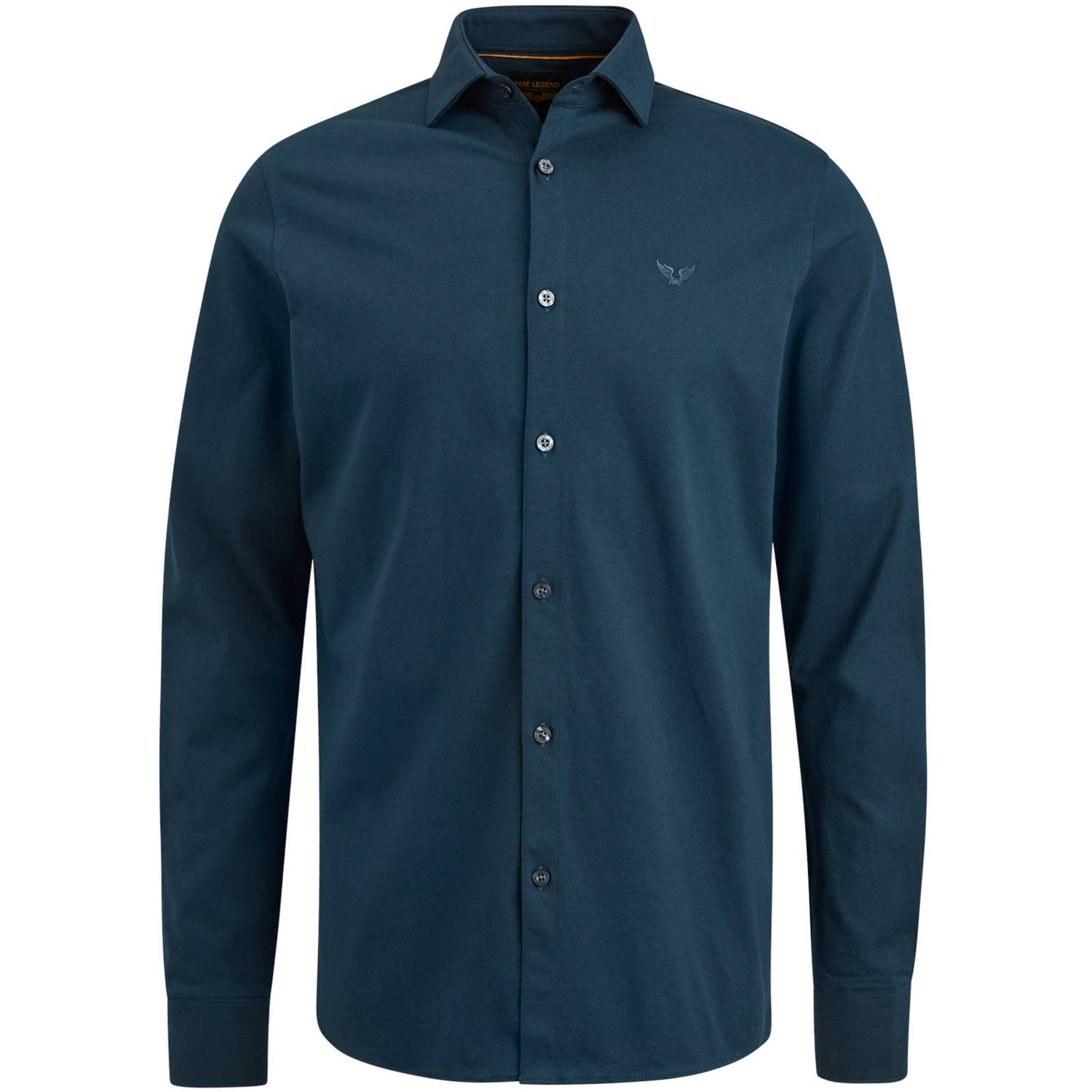 PME Legend regular fit overhemd met logo navy blazer