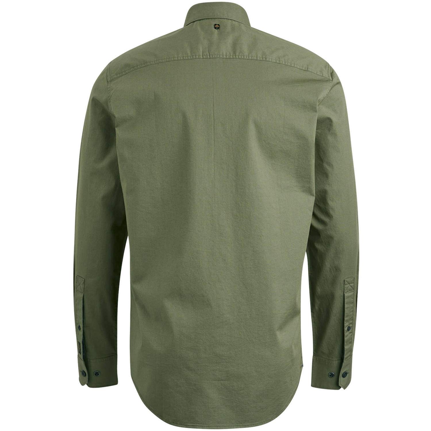 PME Legend regular fit overhemd met logo groen