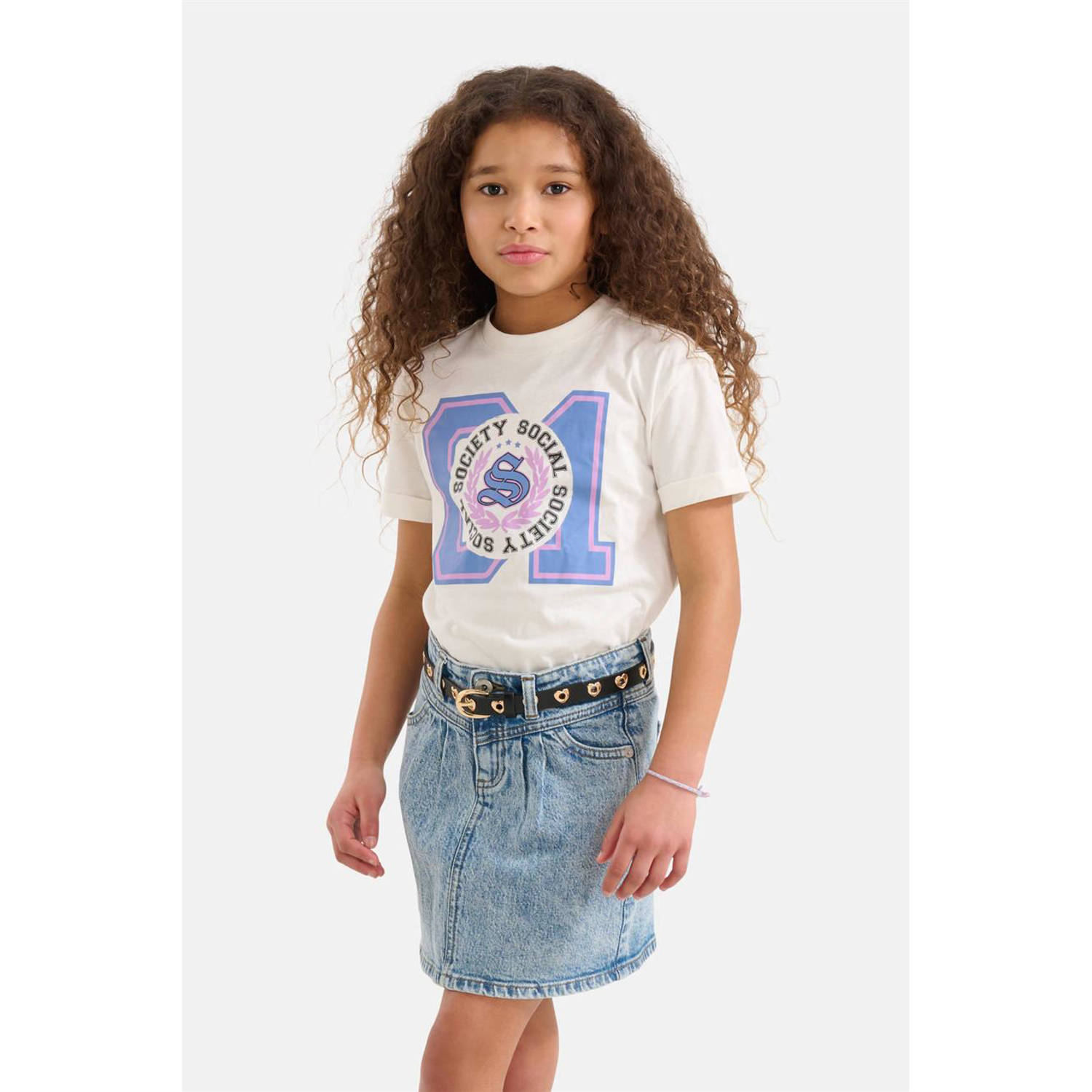 Shoeby T-shirt met printopdruk wit