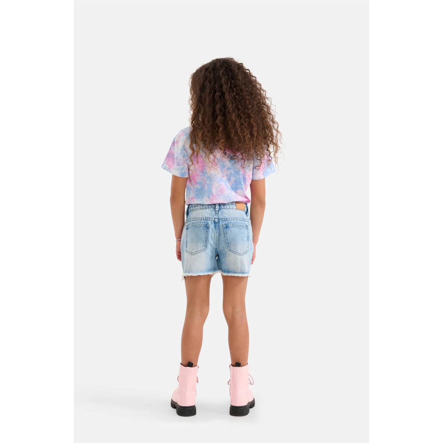 Shoeby high waist regular fit denim short bleached