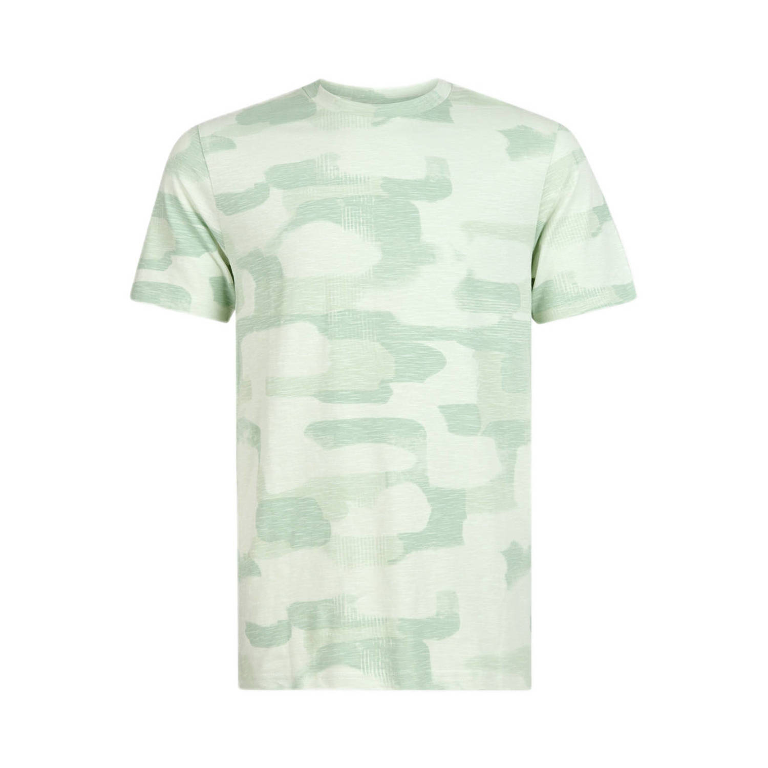 Shoeby T-shirt met all over print groen