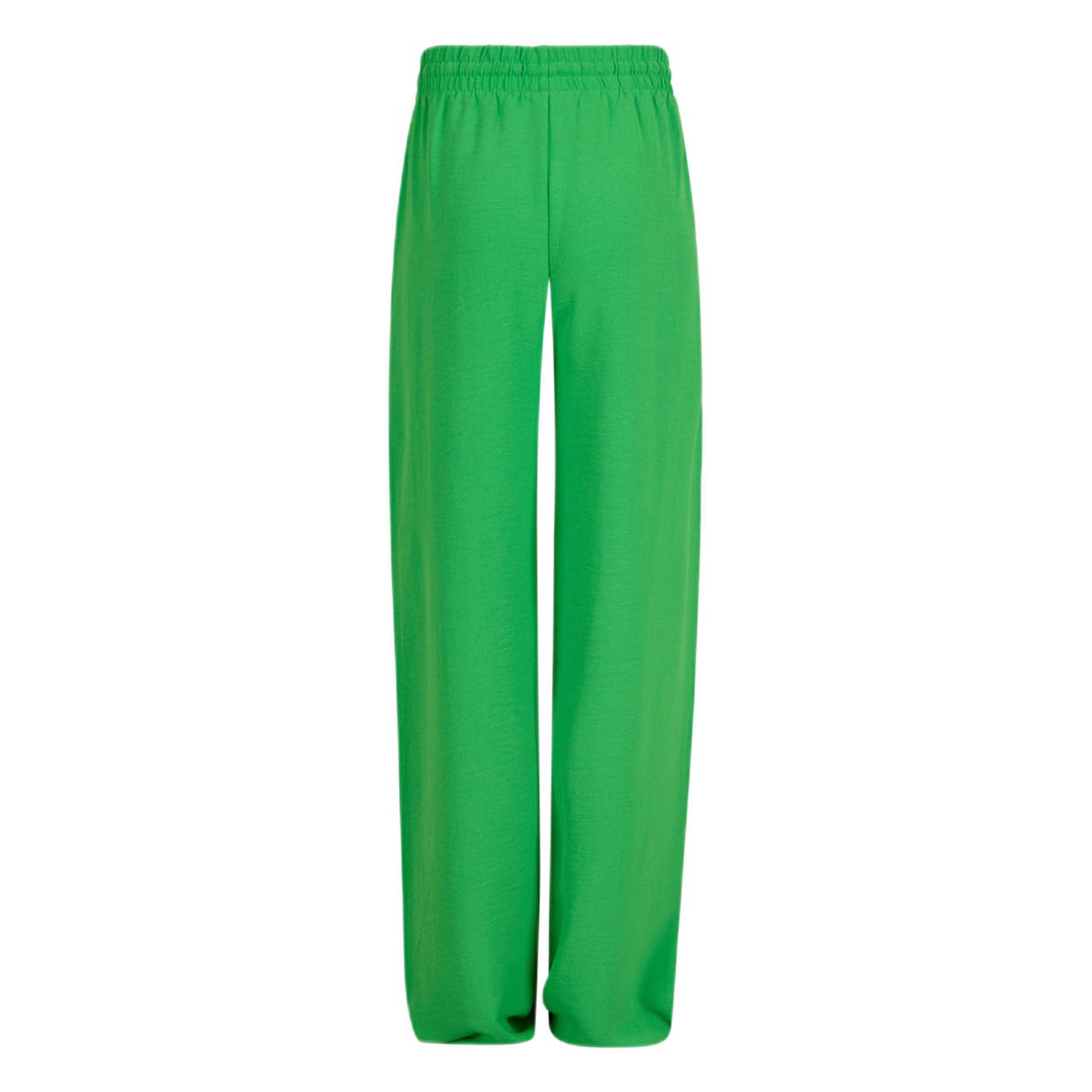 Shoeby high waist wide leg broek groen