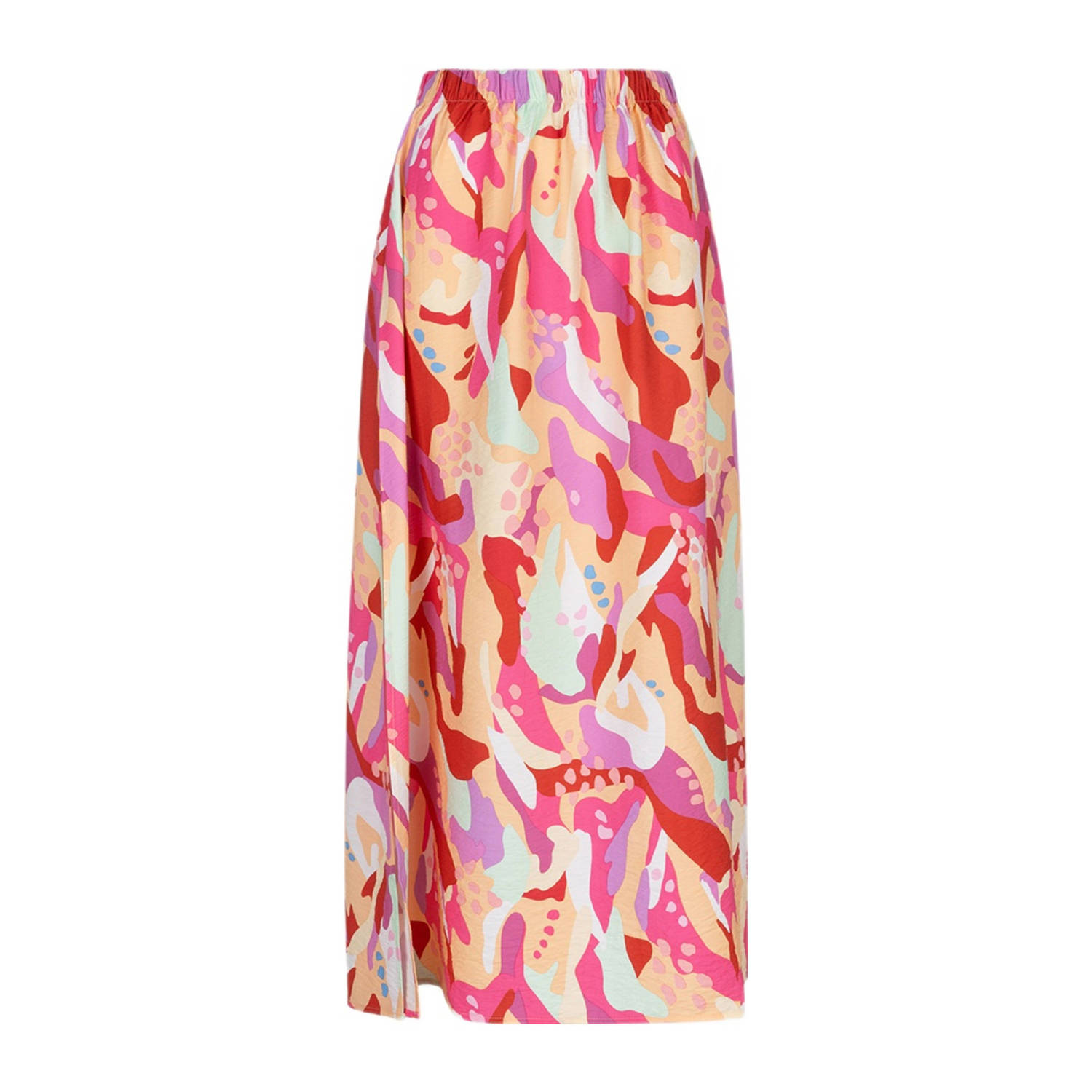 Esqualo maxi rok met all over print multi