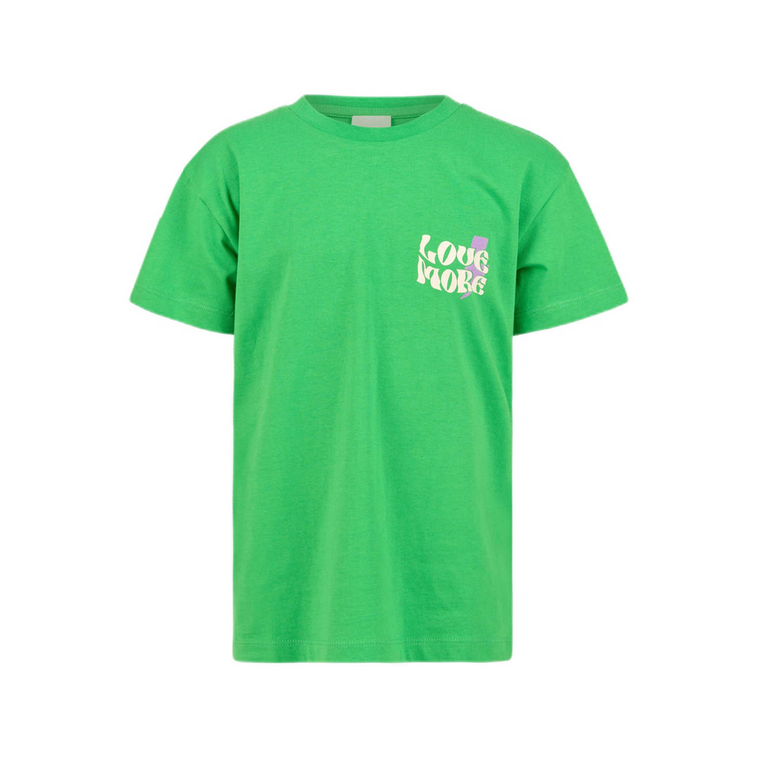 Shoeby T-shirt met backprint groen