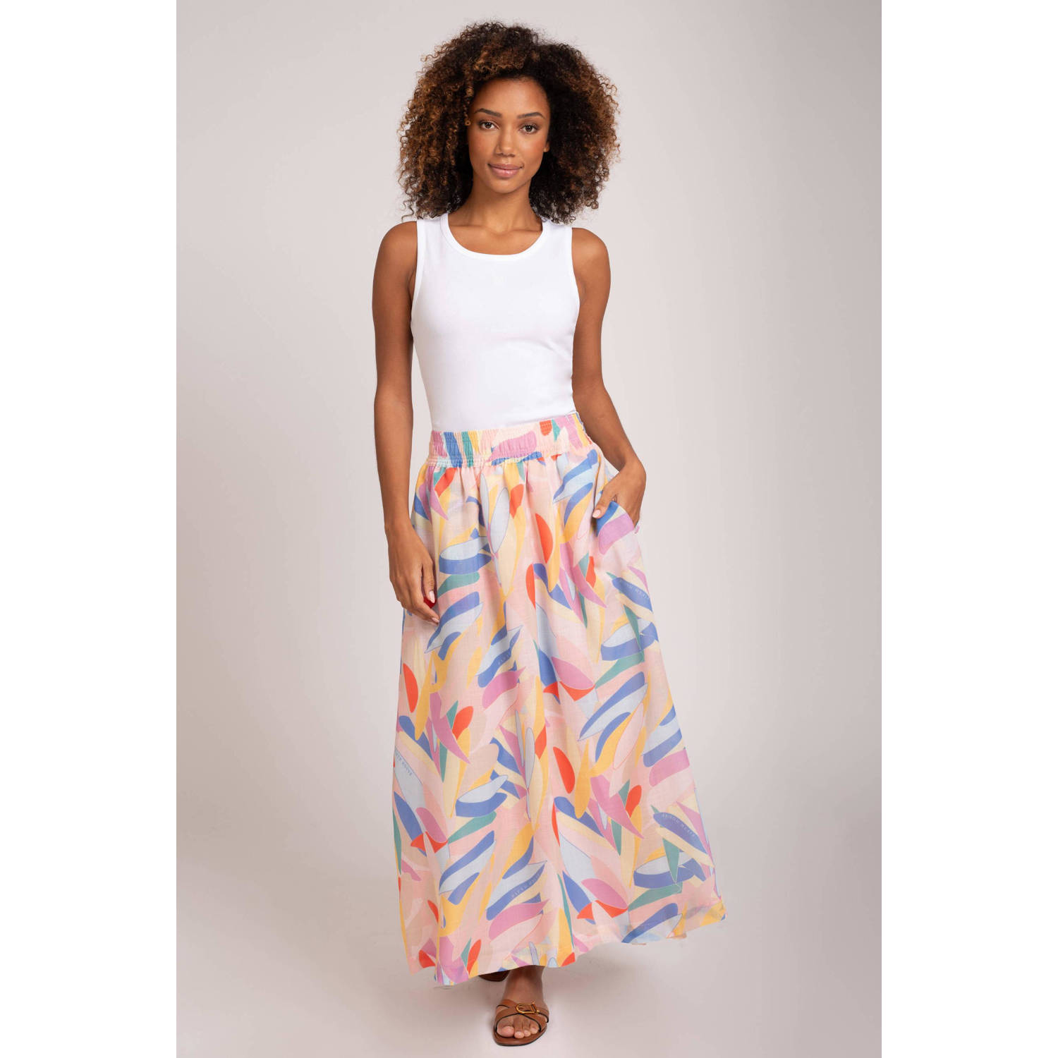 Fifth House maxi rok met all over print multi