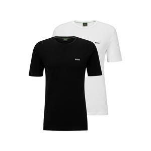 T-shirt - (set van 2) zwart/wit