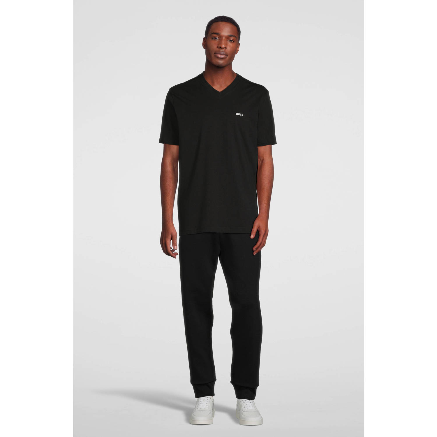 BOSS GREEN T-shirt Tee V met v-hals