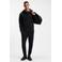 BOSS sweatvest Saggy met logo zwart
