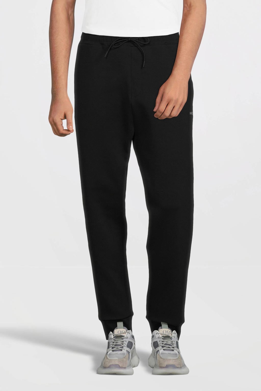 BOSS regular fit joggingbroek HADIKO zwart
