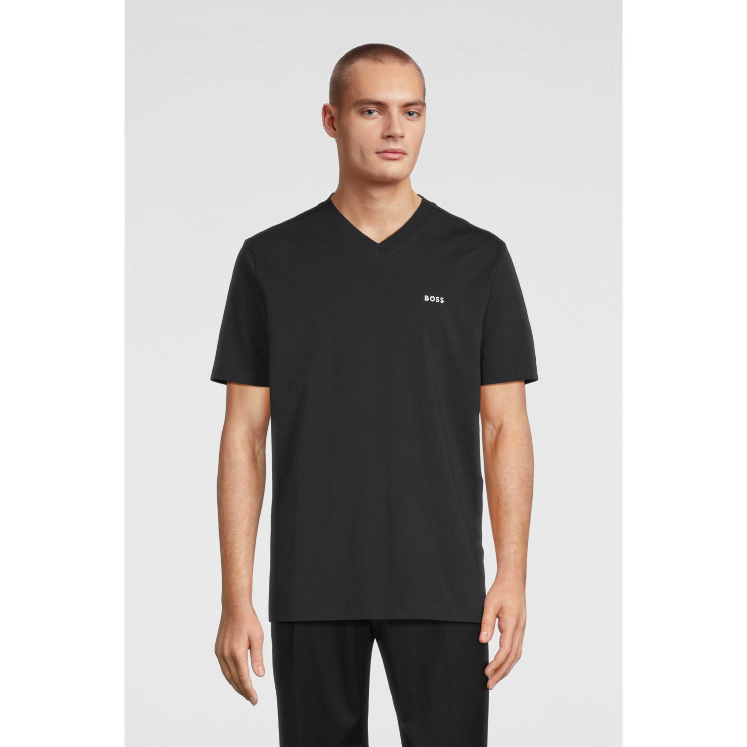 BOSS GREEN T-shirt Tee V met v-hals