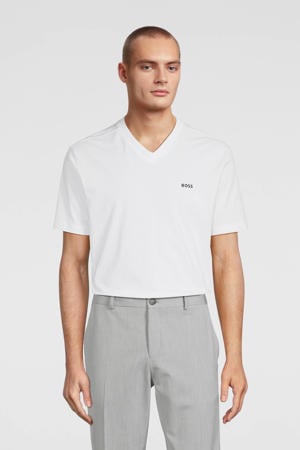 T-shirt met logo wit