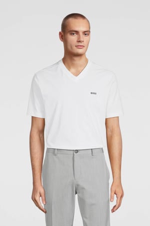 T-shirt met logo wit