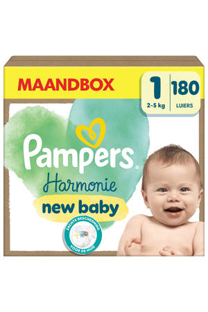 Maat 1 maandbox - 180 luiers, 2kg-5kg