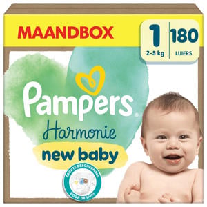 Maat 1 maandbox - 180 luiers, 2kg-5kg