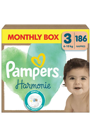 Maat 3 maandbox - 186 luiers, 6kg-10kg