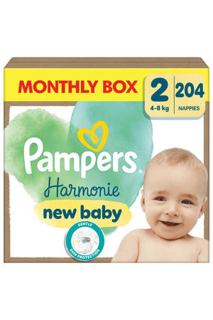 Maat 2 maandbox - 204 luiers, 4kg-8kg