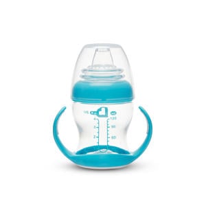 Gentle first cup overgangsbeker anti lek blauw