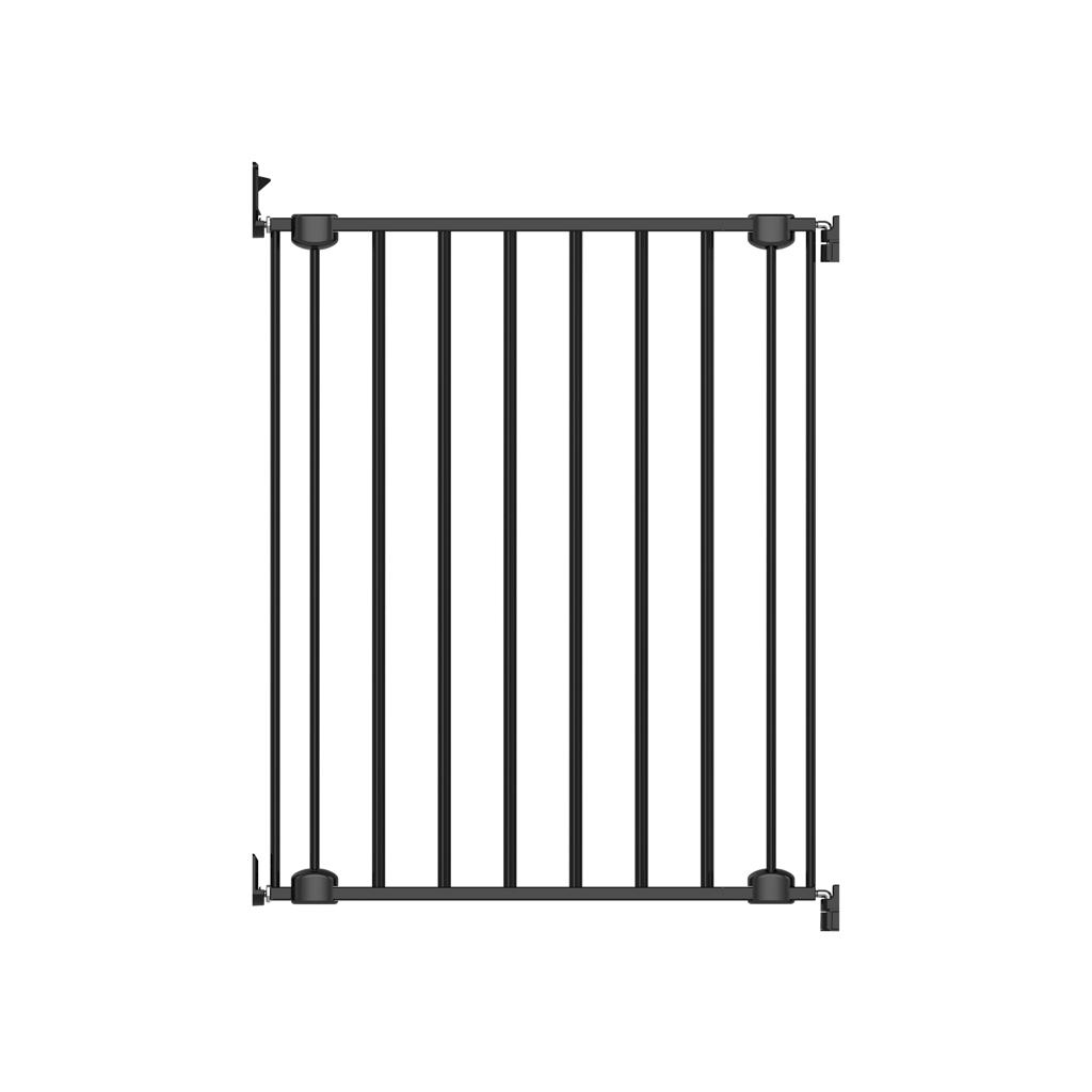 Geuther Lara Metalen Traphek - Uitschuifbaar Schroefhek - 60 tot 107cm - Zwart