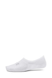 thumbnail: Under Armour Senior  sneakersokken Breathe Lite Ultra Low Lie - set van 3 wit