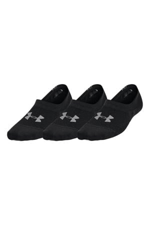 Senior sneakersokken Breathe Lite Ultra Low Lie - zwart (set van 3)