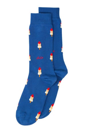 sokken Raketjes blauw
