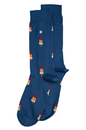 sokken Raketjes blauw