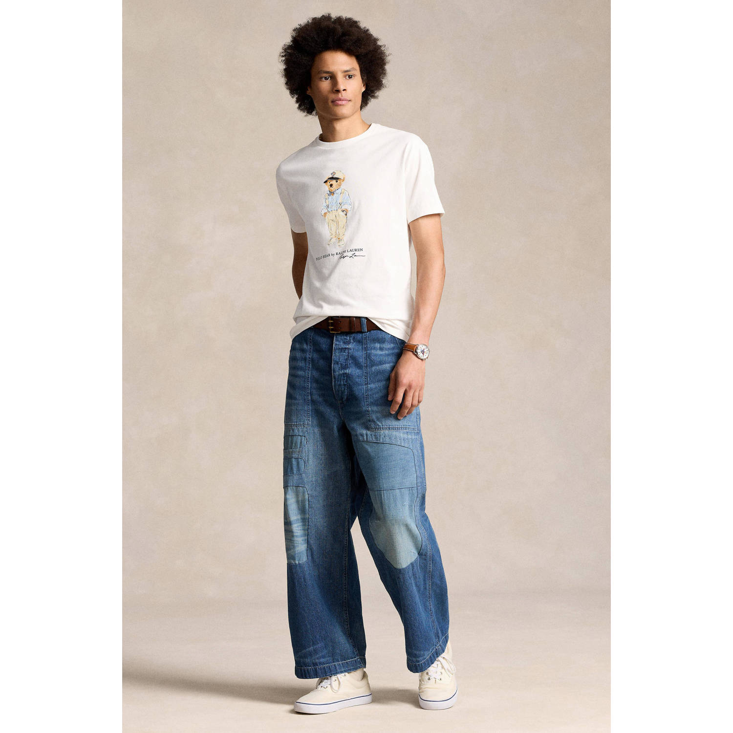 POLO Ralph Lauren slim fit T-shirt met printopdruk