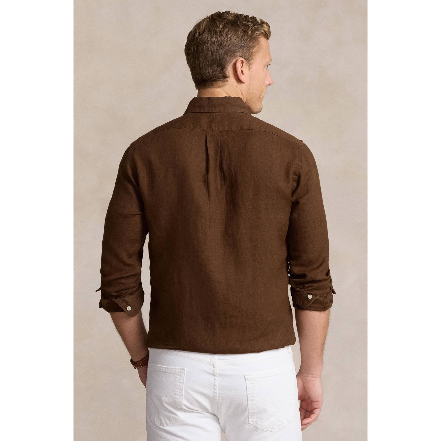 POLO Ralph Lauren custom fit overhemd met logo