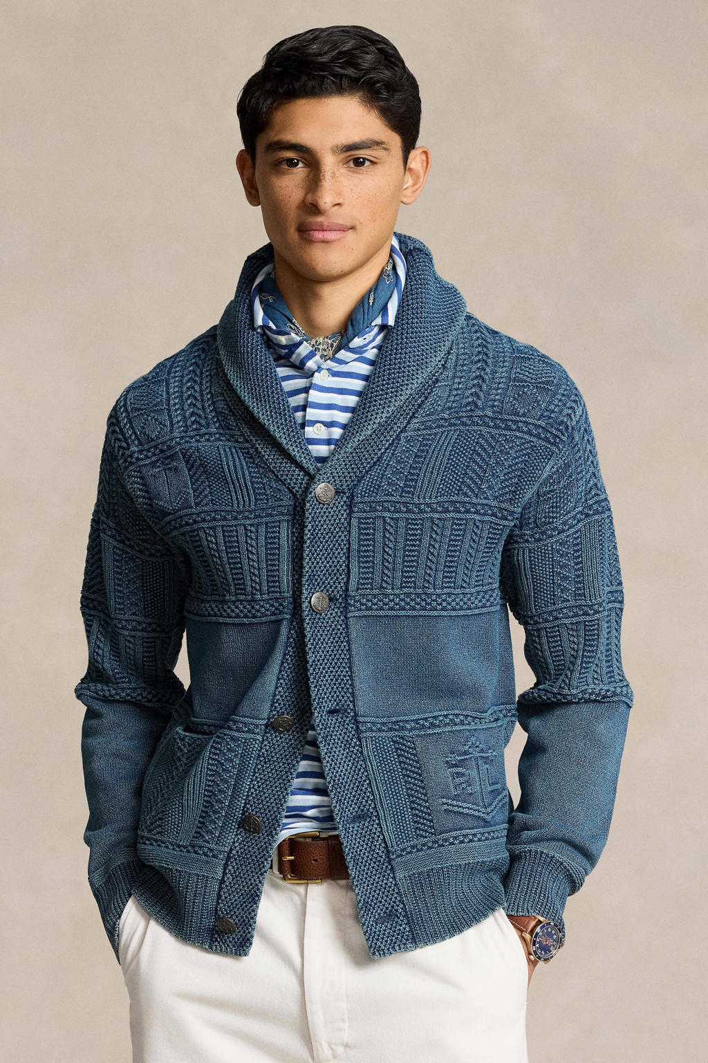 POLO Ralph Lauren vest blauw kopen? in huis wehkamp