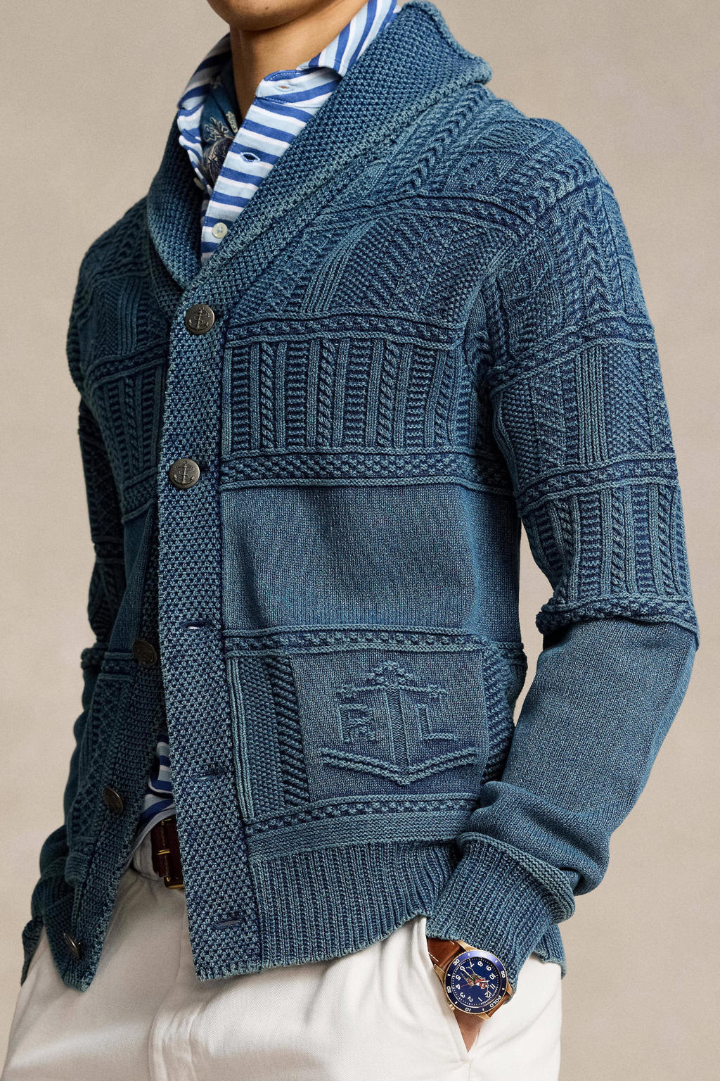 POLO Ralph Lauren vest blauw kopen? in huis wehkamp