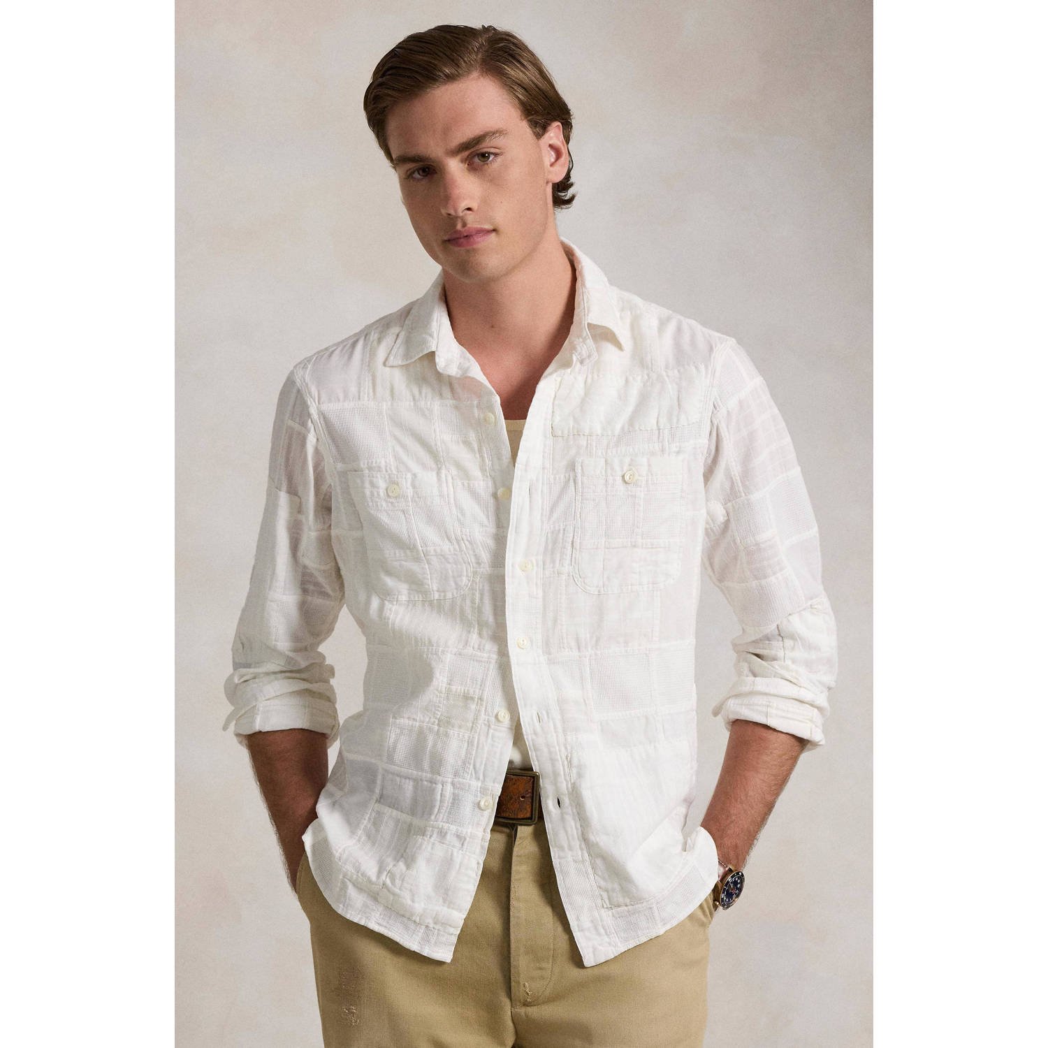 POLO Ralph Lauren regular fit overhemd wit
