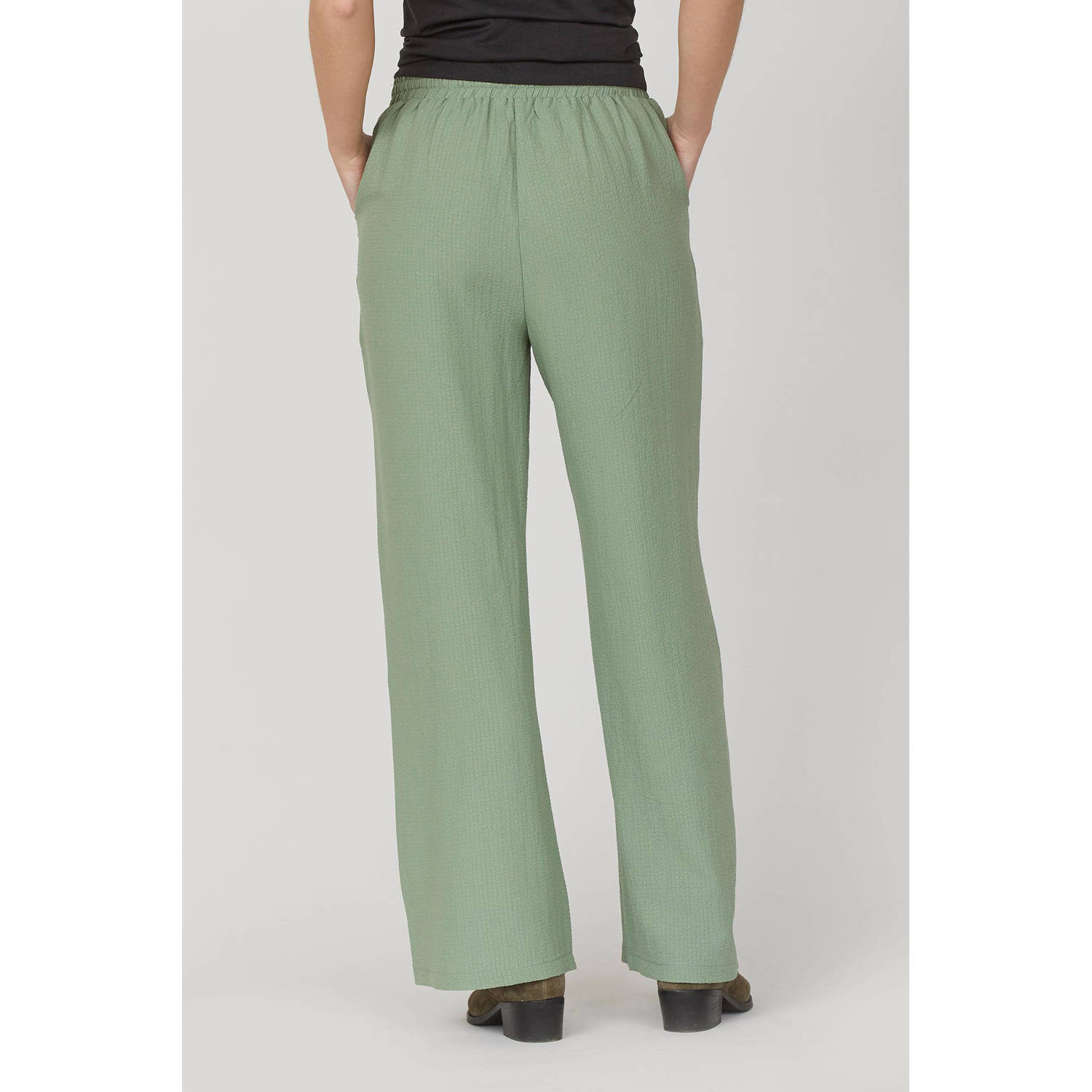 SisterS Point wide leg pantalon VARIA groen