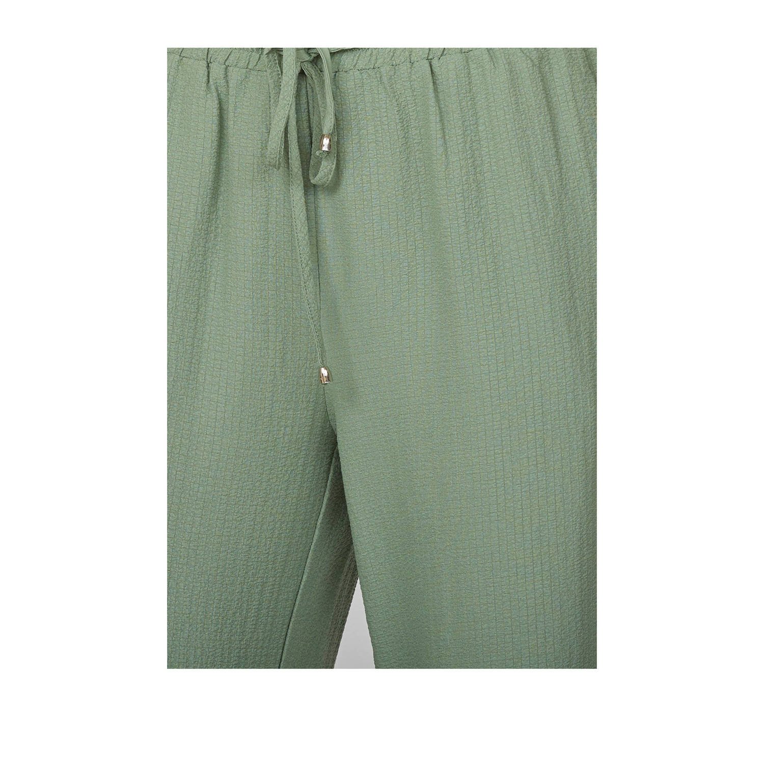 SisterS Point wide leg pantalon VARIA groen