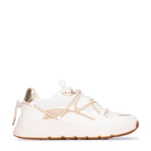 chunky sneakers wit/beige