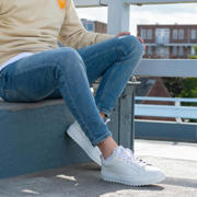 thumbnail: PS Poelman Nigel leren sneakers wit