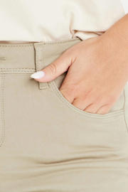 thumbnail: Cache Cache slim fit denim short kaki
