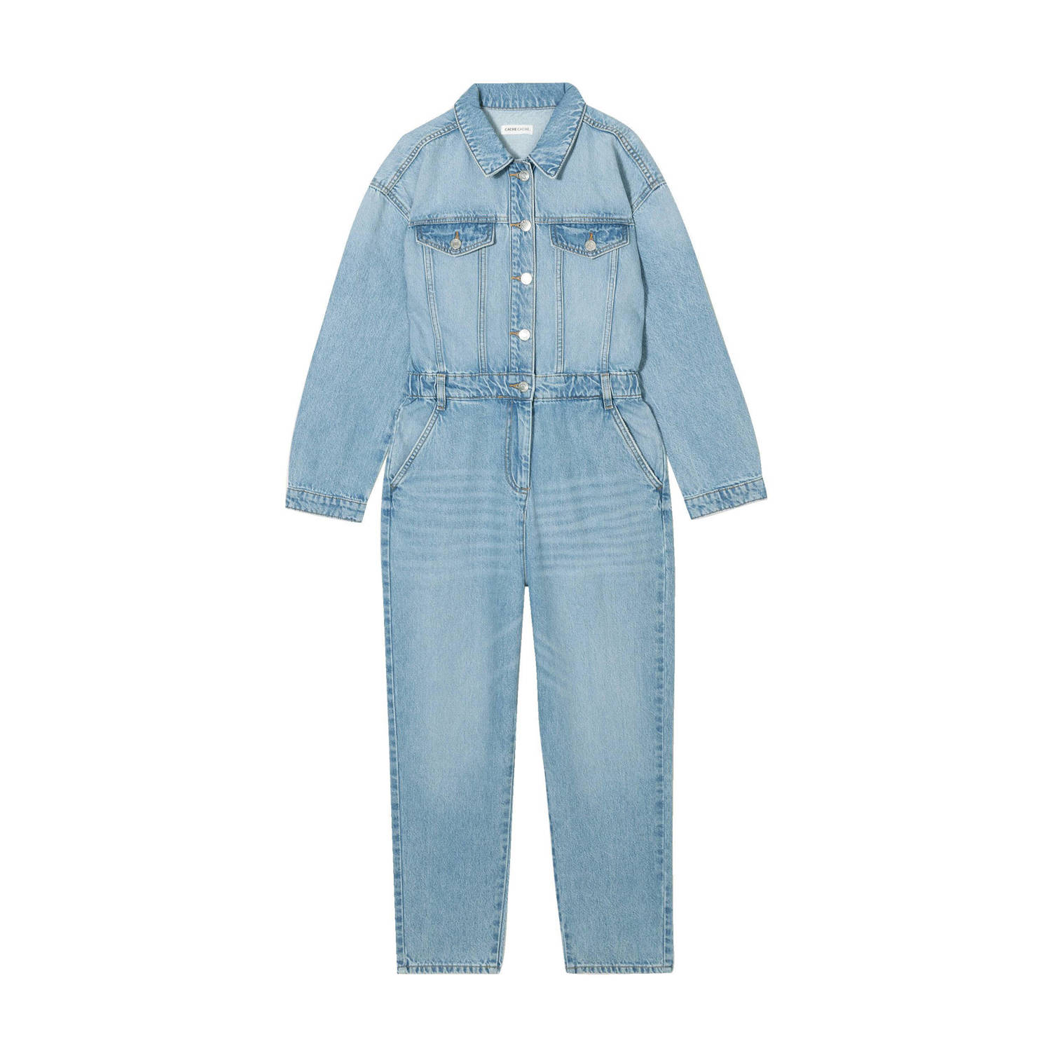 Cache jumpsuit light blue denim