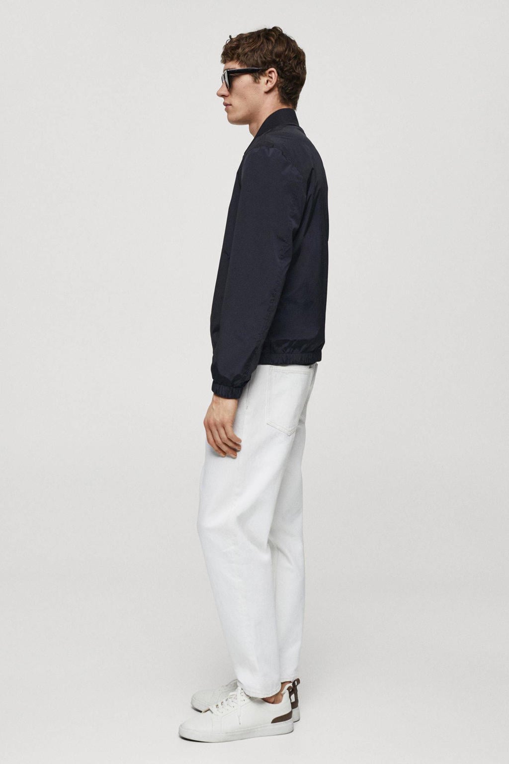 Mango Man bomberjack donkerblauw