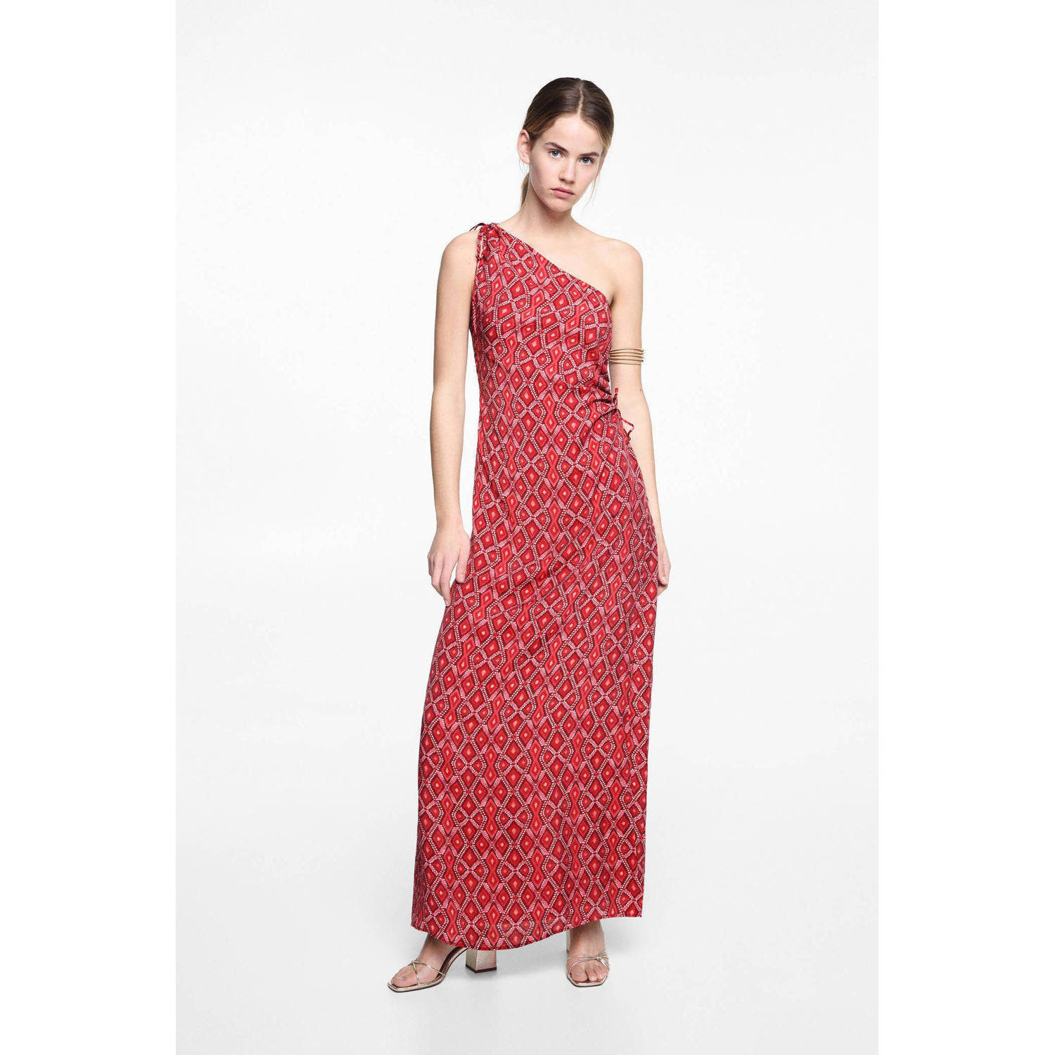Mango Kids maxi jurk met all over print