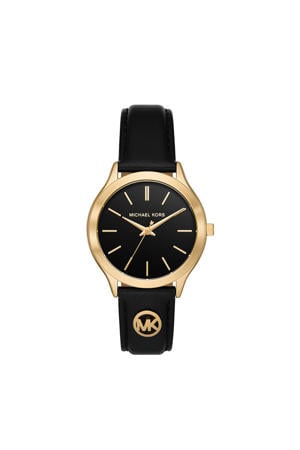 horloge MK7482 Slim Runway goudkleurig