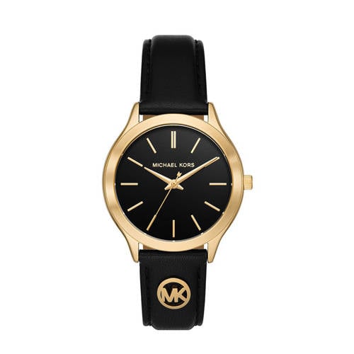 Michael Kors horloge MK7482 Slim Runway goudkleurig afbeelding