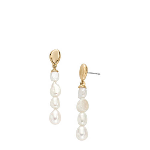 Skagen oorring SKJ1827710 Agnethe Pearl goudkleurig afbeelding