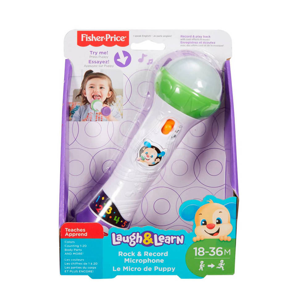 Fisher-Price Leerplezier Rocken en opnemen microfoon