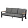 Exotan Exotan 3-Zits Tuinbank Valerie - Aluminium - Antraciet - 80x82x214