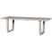 WOOOD Eettafel Bear - Aluminium - Zand - 75x240x87