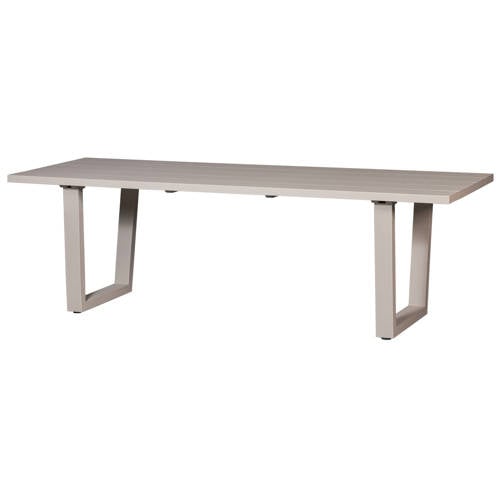 WOOOD Eettafel Bear Aluminium Zand 75x240x87 – sand