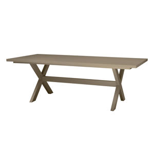 Picknicktafel Delta - Aluminium - Groen/Zand - 75x220x105 