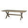 WOOOD Picknicktafel Delta - Aluminium - Groen/Zand - 75x220x105