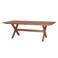 WOOOD Picknicktafel Delta - Aluminium - Terra - 75x220x105